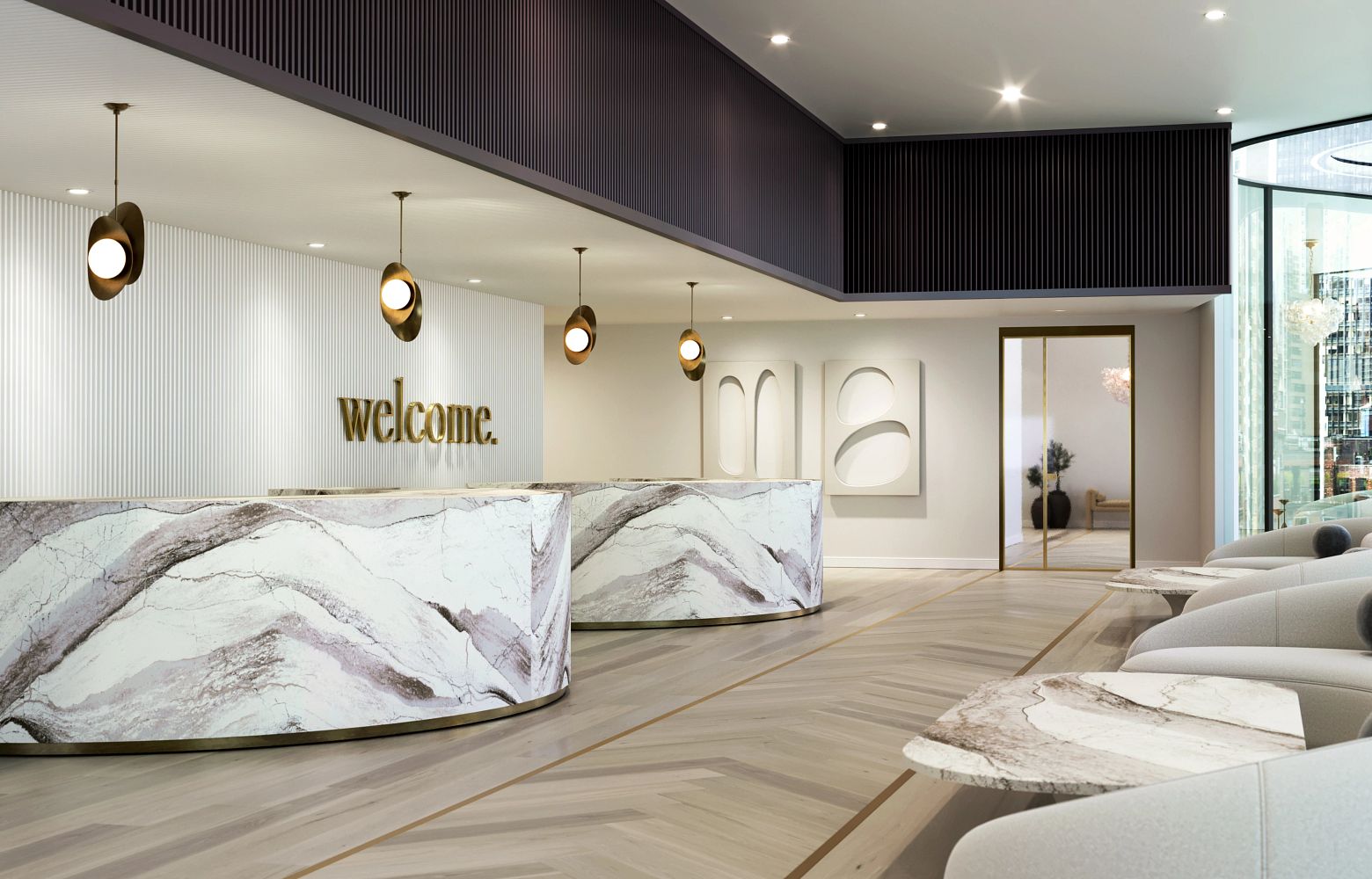 (NEW) Windsor Brass Satin Ridge