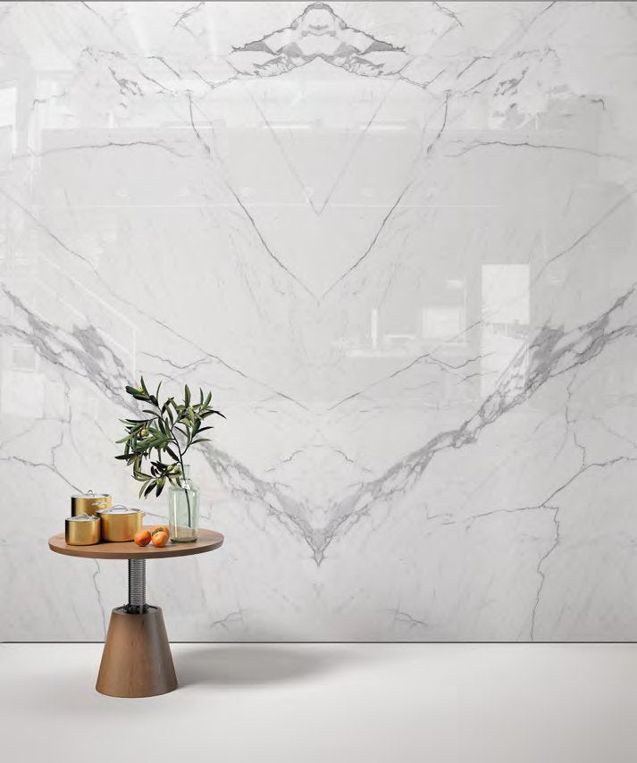 Statuario White Bookmatch