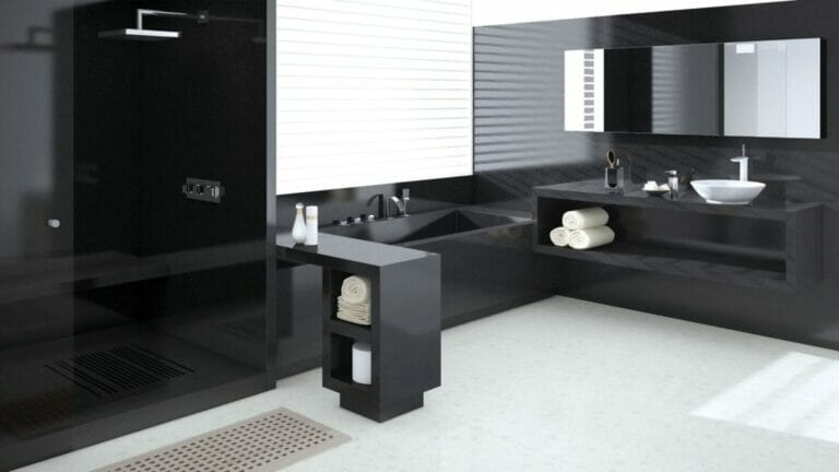 Jet Black 120x56.5 Polished Quartz Slab 8