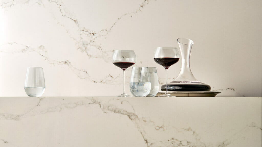 Statuario Nuvo 131.5x64.5 White Polished/Honed Quartz Slab 5