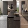 Belvedere Black 127x63 Honed Porcelain Slab 1