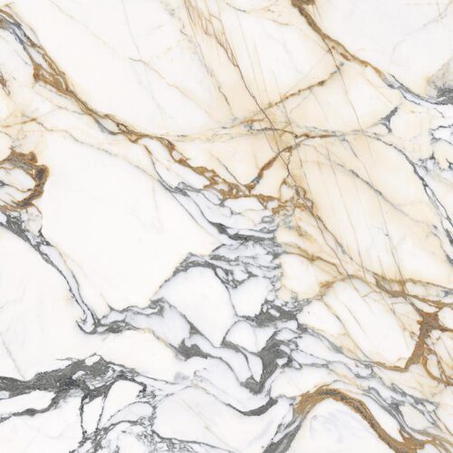 Calacatta Paonazzo 127x63 White Polished Porcelain Slab