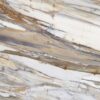 Calacatta 127x63 White Polished Porcelain Slab 1