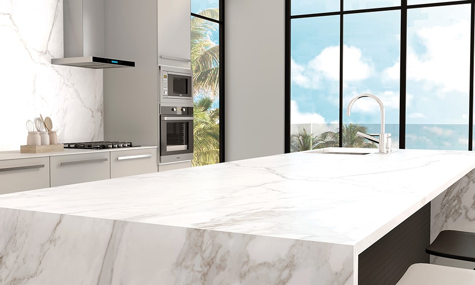 Grassi White 127x63 Polished Porcelain Slab 3