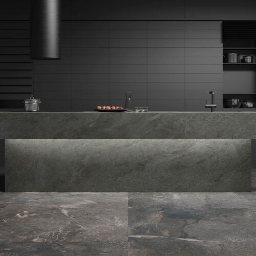 Moon Black 127x63 Honed Porcelain Slab 0