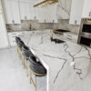 Sakura Bookmatched 126x63 White Quartz Slab 2