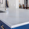 White Aurora Bookmatched 126x63 Quartz Slab 5