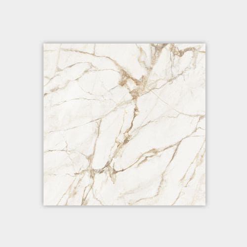 Calacatta Gold Pv6 47x47 White Silk Porcelain Tile 1