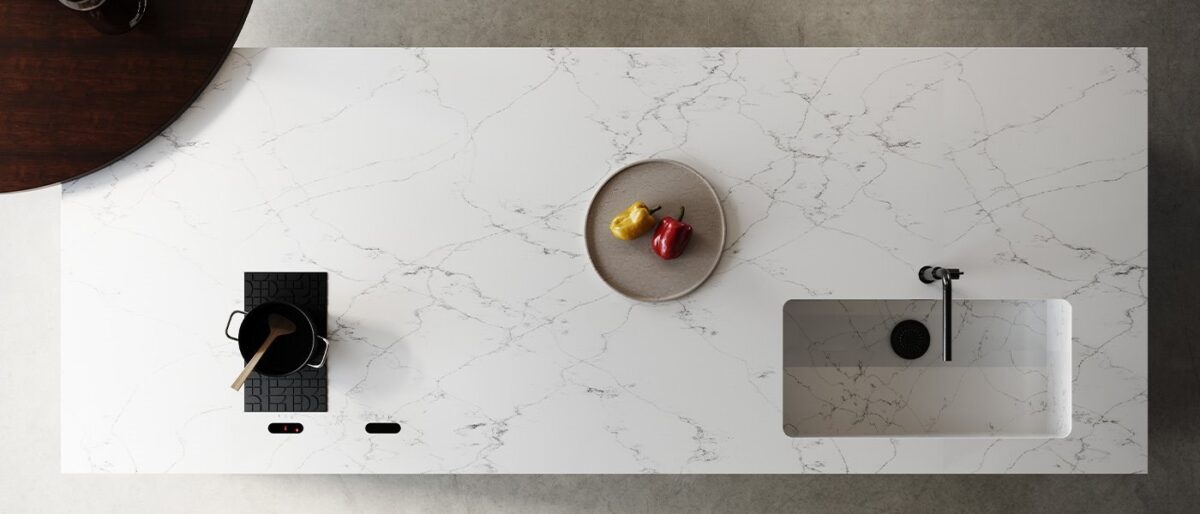 Bianco Giulia 60.6x135.5 Satin Sintered Stone Slab 0