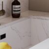 Bianco Pandora 60.6x135.5 White Satin Sintered Stone Slab 2