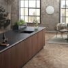 Corktown 128x63 Gray Suede Silestone Slab 0