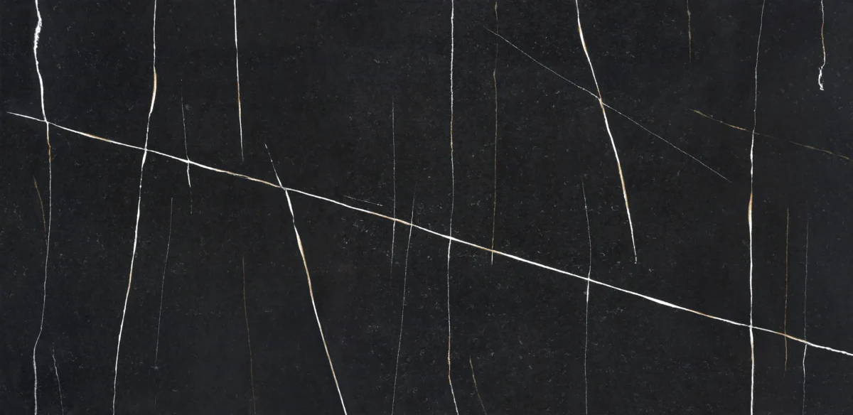 Et. Noir 128x63 Black Polished Silestone Slab 1