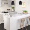 Et. Statuario 128x63 White Suede Silestone Slab 0