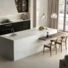 Ethereal Dusk 128x63 Gray Suede Silestone Slab 0