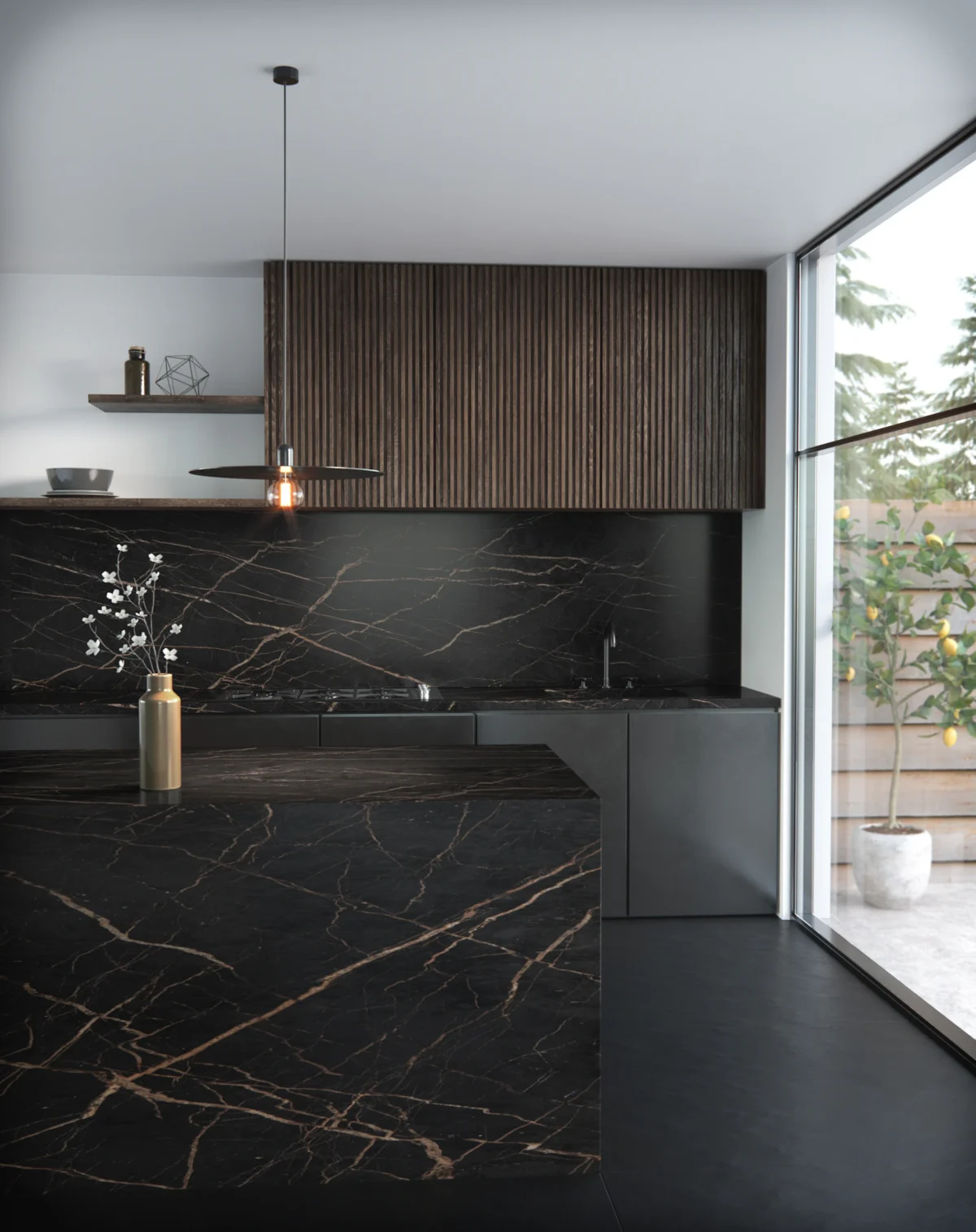 Laurent 130x64 Smooth Matte Dekton Slab 1