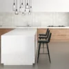 Pearl Jasmine 128x63 White Suede Silestone Slab 1