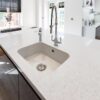 Stellar Snow 112x26 Polished Silestone Prefab 0