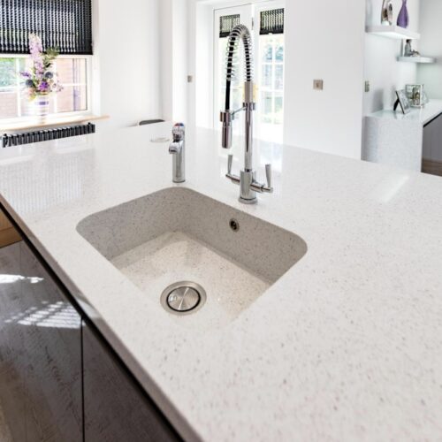 Stellar Snow 112x26 Polished Silestone Prefab 0