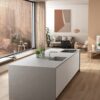 Poblenou 128x63 Gray Suede Silestone Slab 1