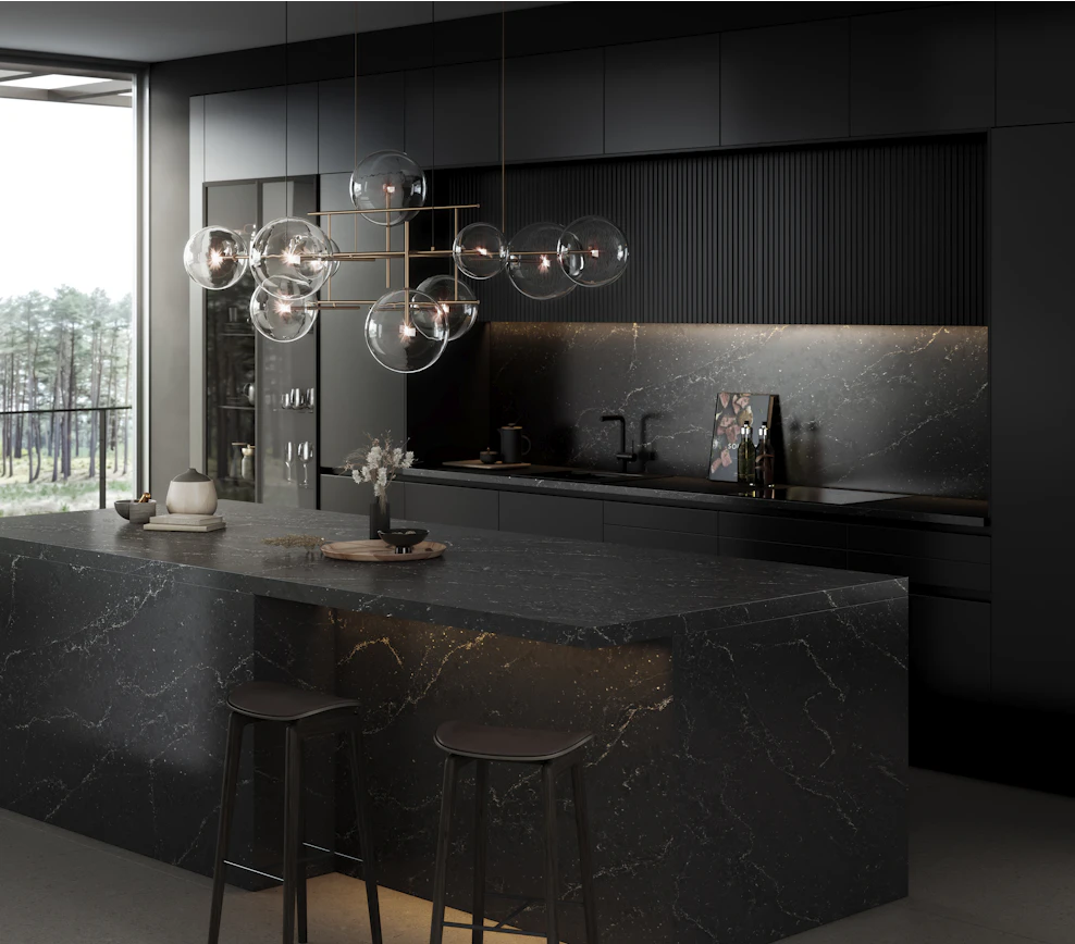 Romantic Ash 128x63 Gray Polished Silestone Slab 4