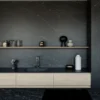 Romantic Ash 128x63 Gray Suede Silestone Slab 3