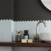 Alfama Pickets Blue 2X10 Matte Ceramic Tile 1