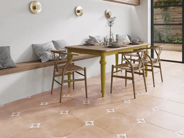 Alcazar Cotto 12.2X22 Matte with Gloss Details Porcelain Tile 7