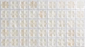 Alcazar White 12.2X22 Matte with Gloss Details Porcelain Tile 7