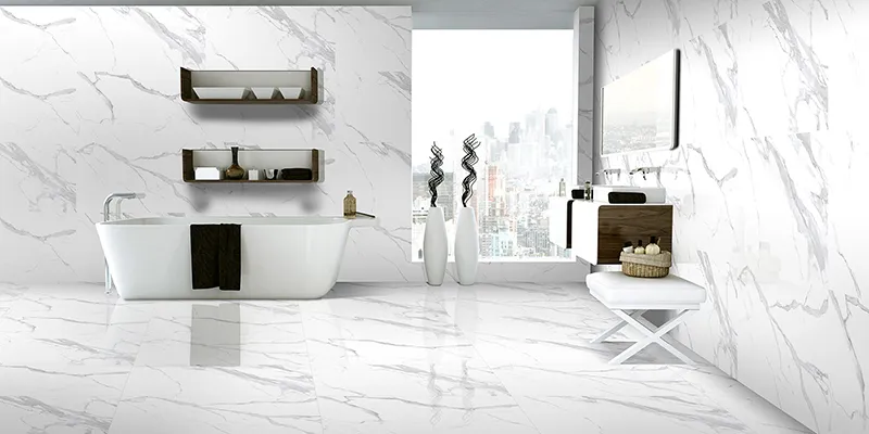 Arya Statuario Leo 24X48 23.6X47.2 Polished Porcelain Tile 2