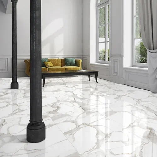 Arya Statuario Platina 24X48 23.6X47.2 Polished Porcelain Tile 0