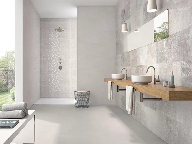 Aurora Grey Deco 1240 B 11.4X39.4 Matte Ceramic tile 5