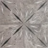 Aura Grey 5.9X5.9 Polished Trojan Grey, Ania Black, Dolomite Mosaic 2