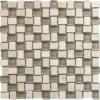 Balinese Crema 0.8X1 Polished, Etched Marble Mosaic 2