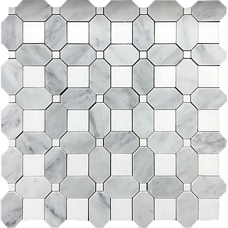 Lafayette Park 0.5x0.5+0.4x1.1 Polished Marble Mosaic 4