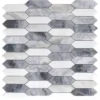 Rimini 1x3.4 Polished Marble Mosaic 1