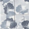 Gingko Blue 5.9x5.9 Etched Marble Mosaic 1