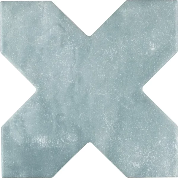 Moorish Green Cross 5.35X5.35 Matte Ceramic Tile 7