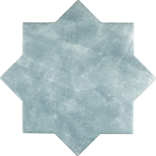 Moorish Green Star 5.35X5.35 Matte Ceramic Tile 4