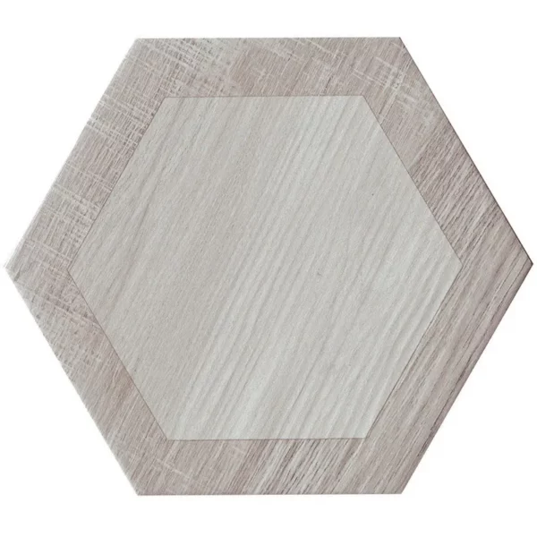 Royal Wood Argento Hex 9.5X9.5 Matte Porcelain Tile 2