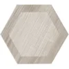 Royal Wood Bianco Hex 9.5X9.5 Matte Porcelain Tile 2