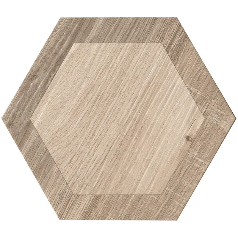 Royal Wood Noce Hex 9.5X9.5 Matte Porcelain Tile 0