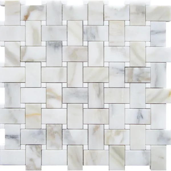 Pistoia 1X1.9+0.4X0.4 Polished Marble Mosaic 2