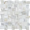 Pistoia 1X1.9+0.4X0.4 Polished Marble Mosaic 1