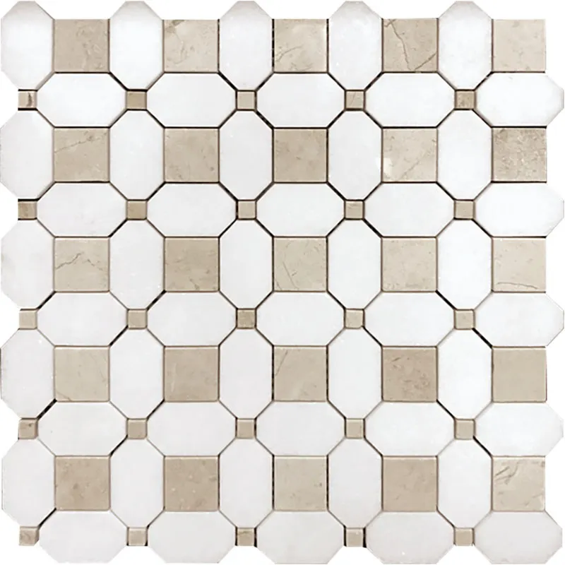 Costera 1.2X1.2+1.2X2+0.4X0.4 Polished Marble Mosaic 3