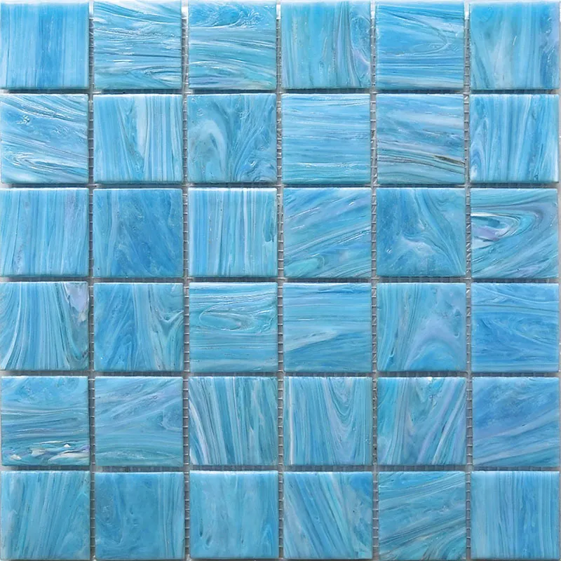 2St-Bl545 2X2 Glossy Glass Mosaic 0