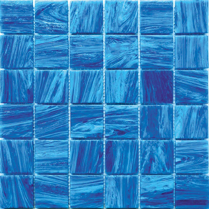 2St-Bl548 2X2 Glossy Glass Mosaic 0