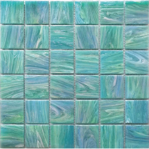 2St-Gr726 2X2 Glossy Glass Mosaic 1