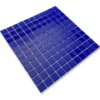 Cobalt Blue Gloss 1X1 Glossy Glass Mosaic 2