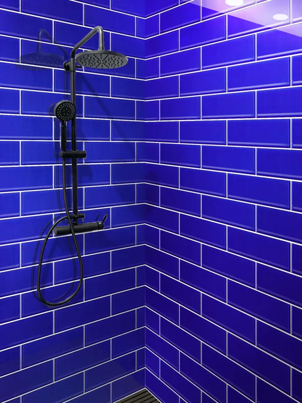 Cobalt Blue 4X16 Gloss Glossy Glass Tile 0