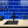 Cobalt Blue 4X16 Gloss Glossy Glass Tile 1